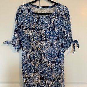 Lilly Pulitzer Preston Tie Sleeve Dress Medium